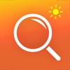 Icon Magnifying Glass & Flash Light
