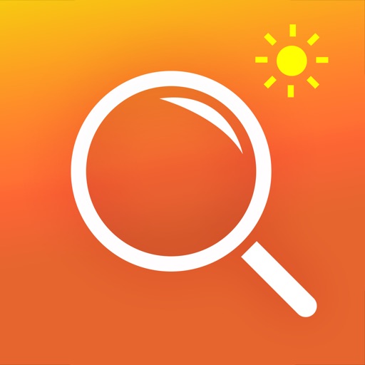 Magnifying Glass & Flash Light Icon