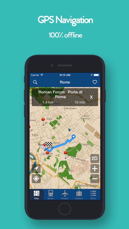 Rome Offline Map, Metro Air