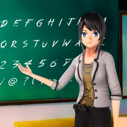 Anime High School Teacher 3D Icon