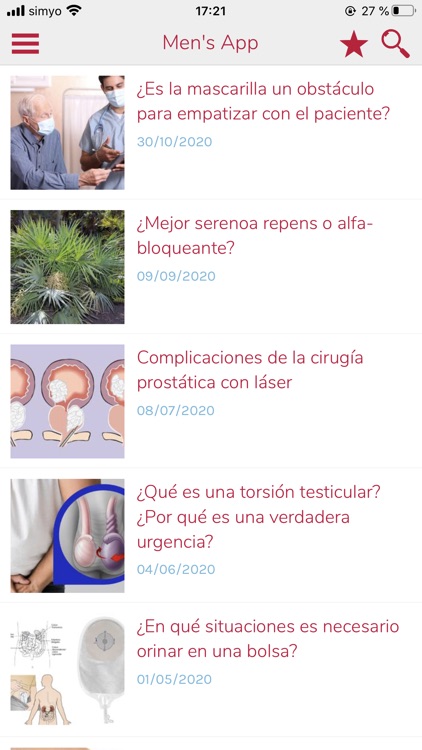 Men's App - Salud del Hombre