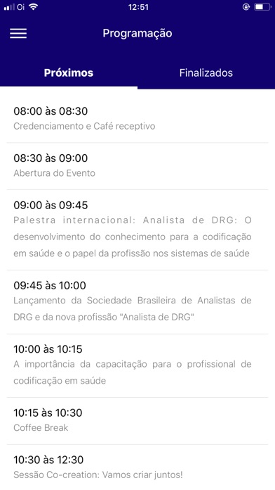 Conferência DRG Brasil screenshot 2