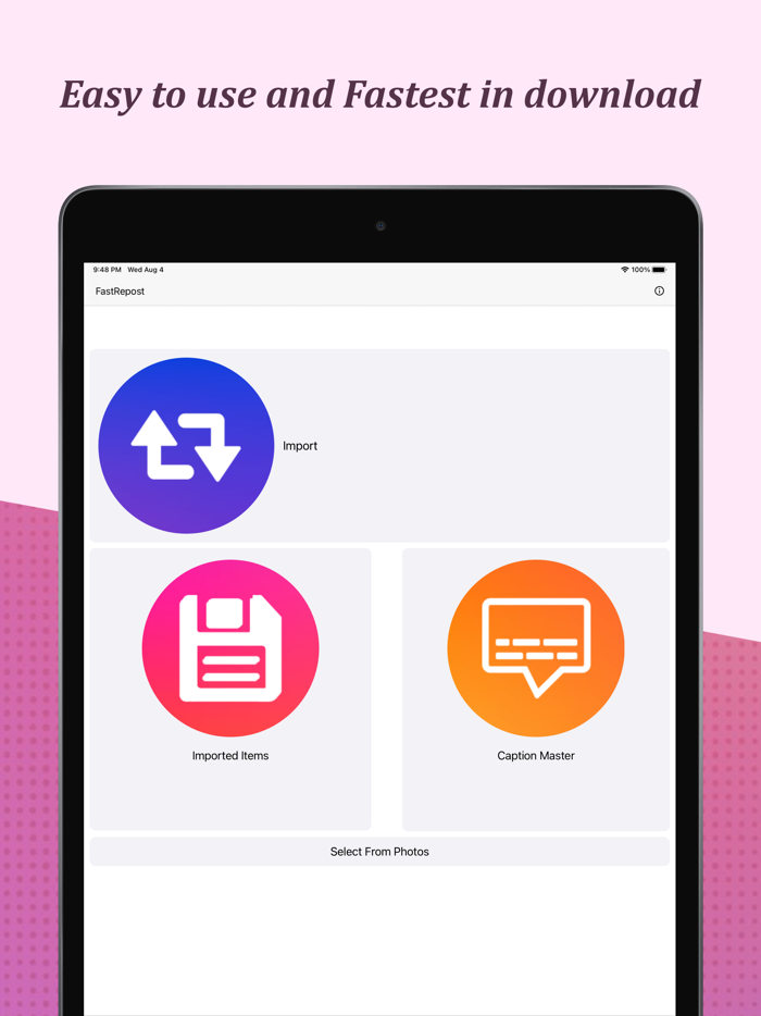 FastRepost - Social Post Saver