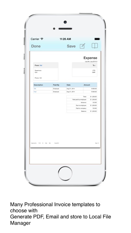 MileageTracker invoice expense