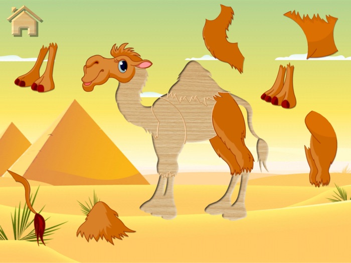 孩子们的困惑 “有趣的动物＃2” - 幼儿拼图