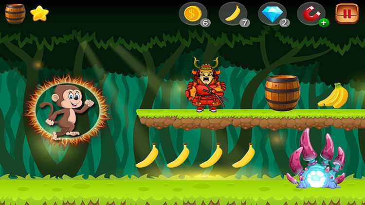 Jungle Monkey Run 3D screenshot-3