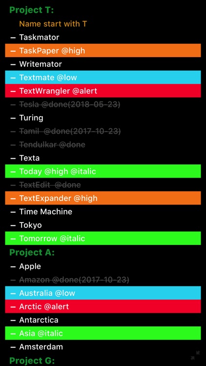 Taskmator - TaskPaper Client screenshot-7