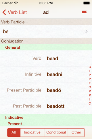 Hungarian Verb Conjugation screenshot 2
