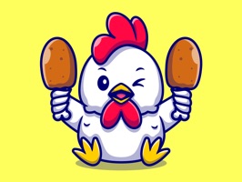 Animated Funny Chicken!