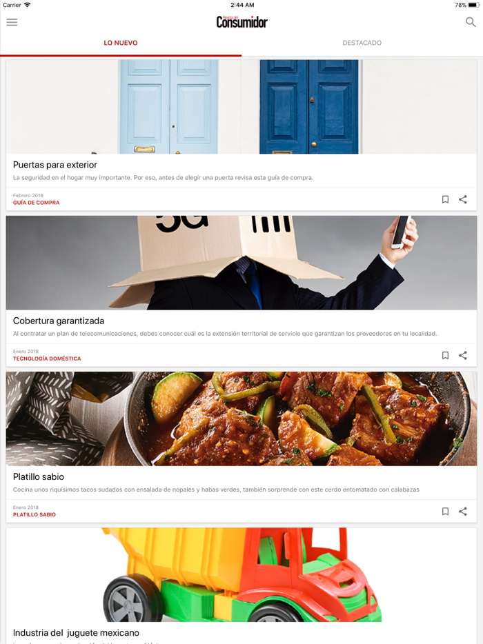 Revista del Consumidor Oficial