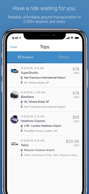 Mozio - Airport Rides & Taxis(圖1)-速報App