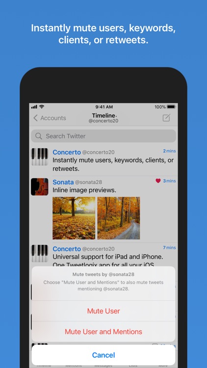 Tweetlogix for Twitter screenshot-3