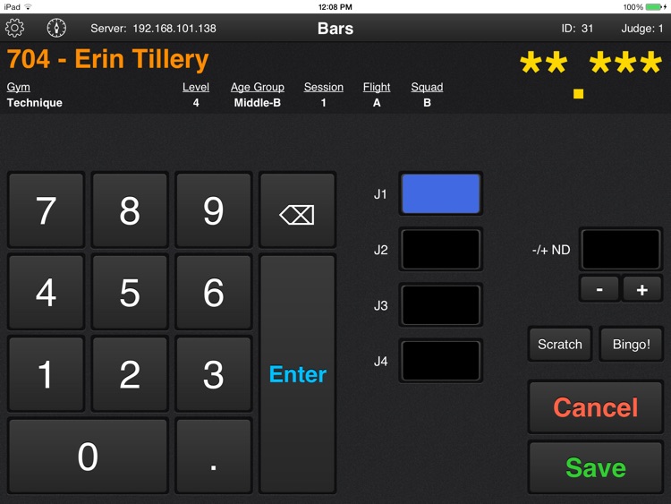 ProScore iKeypad