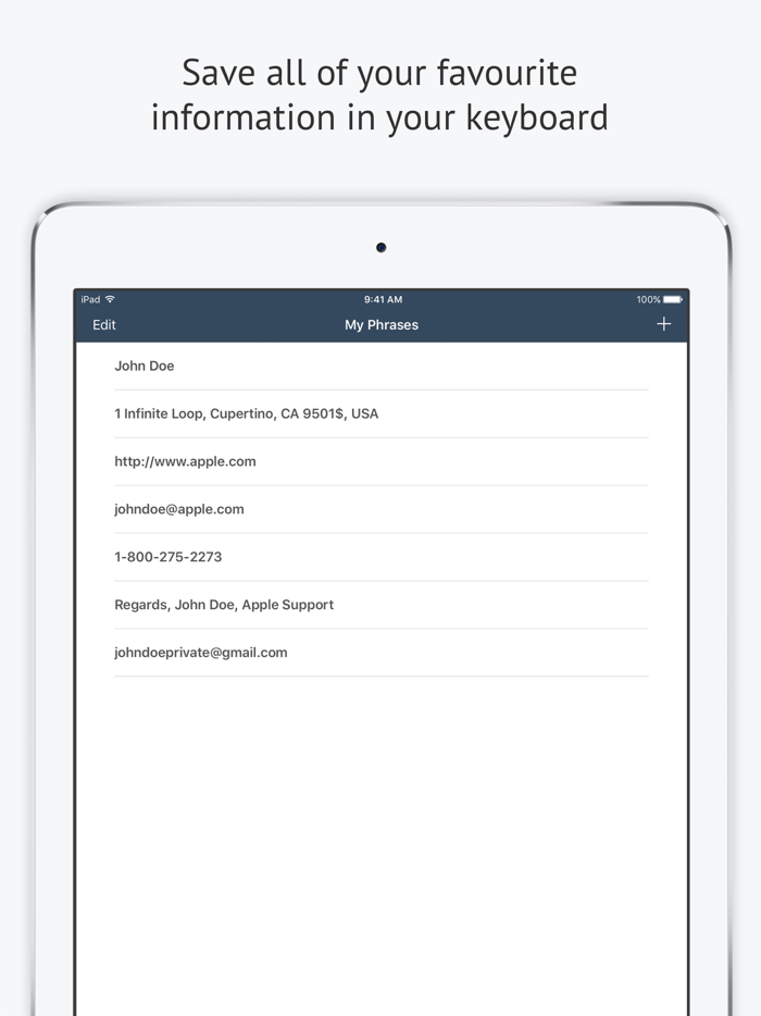 Phraser - Paste Keyboard