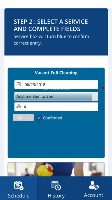 CleanSpace Cleaning Service screenshot 3