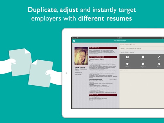 Resume Designer Pro screenshot 4