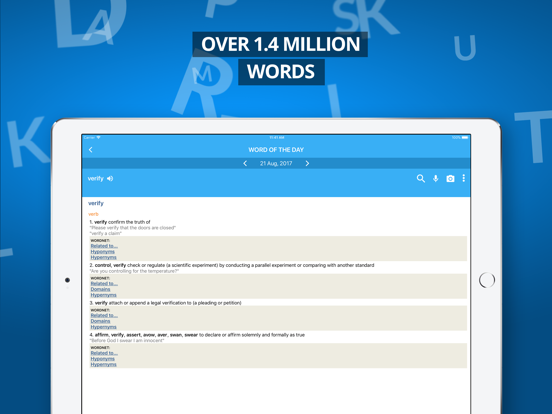 Advanced English Dictionary and Thesaurus screenshot