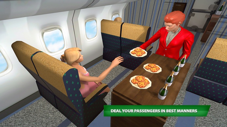 Virtual Family Air Hostess 3D screenshot-4