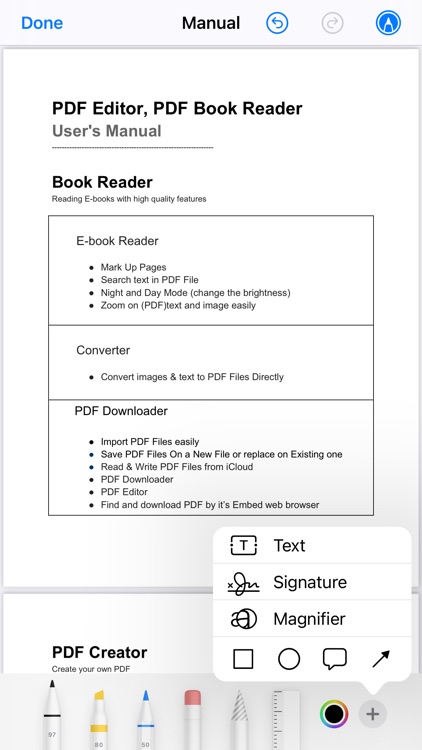 PDF Editor ,PDF Book Reader