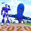 Futuristic Robot Airplane Sim
