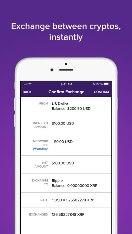 Abra: Bitcoin, Ripple, LTC screenshot-3