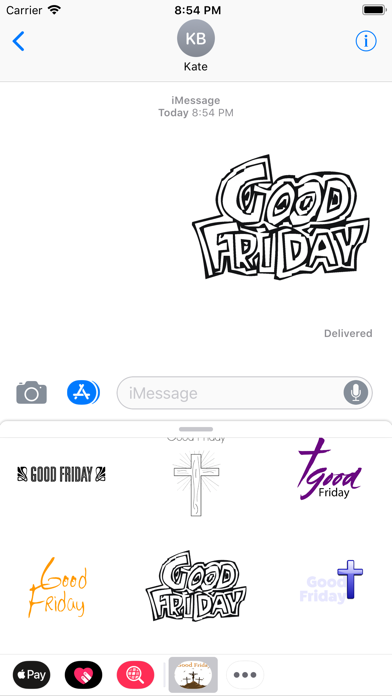 How to cancel & delete Good Friday Stickers 2018 from iphone & ipad 4