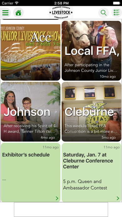 How to cancel & delete Johnson County Livestock Show from iphone & ipad 1