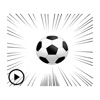 Animated Football Ball Sticker