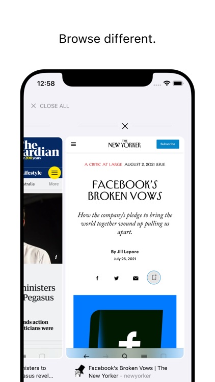 Privacy: secure web browser screenshot-3