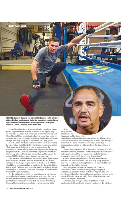 Boxing Monthly Magazine