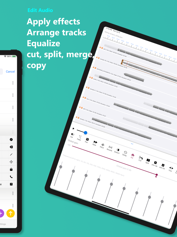 audio editor & mp3 cutter app screenshot 3