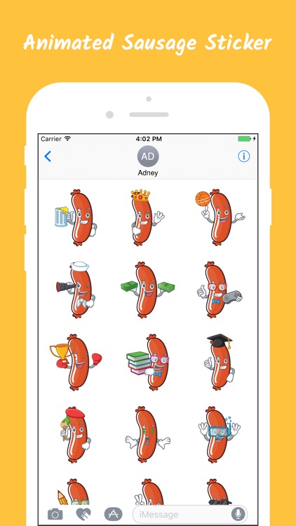 Animated Sausage Stickers
