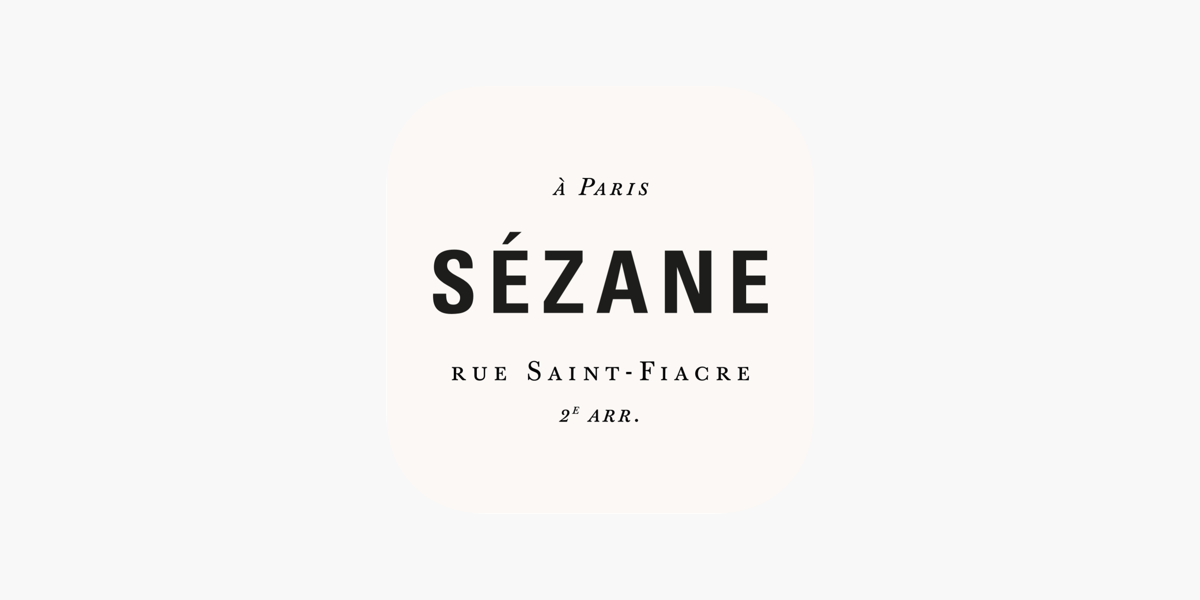 Sezane Dans L App Store