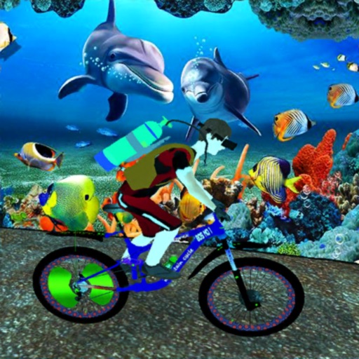 Underwater Crazy Bicycle Race