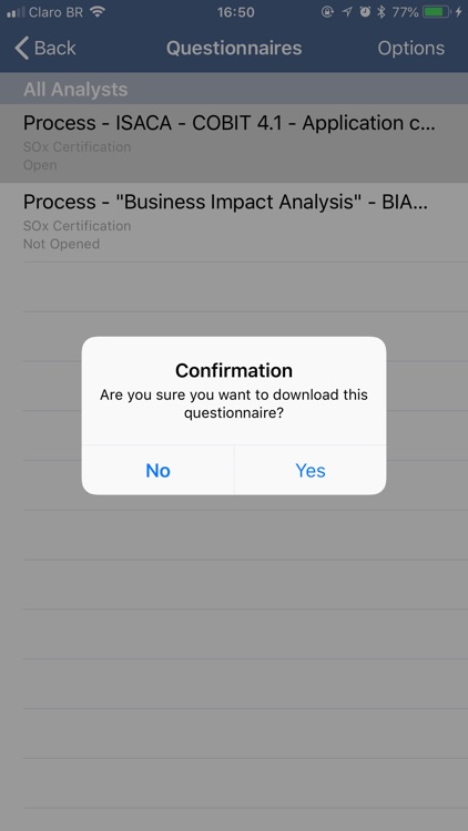 Questionnaires – SAI Global screenshot-4