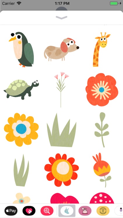 Cute Animal Meadow Stickers screenshot-2