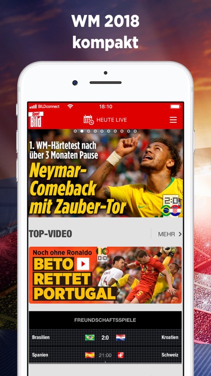 Sport BILD - WM 2018 News screenshot-0