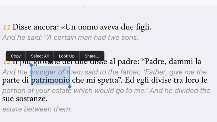 Italian-English Bible screenshot-3