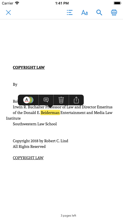 Copyright Law screenshot 3