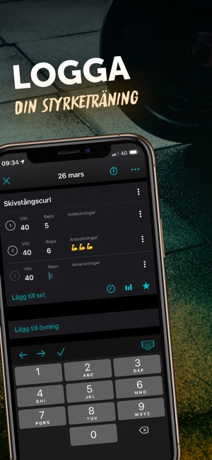 RepCount Träningsdagbok Gym i App Store