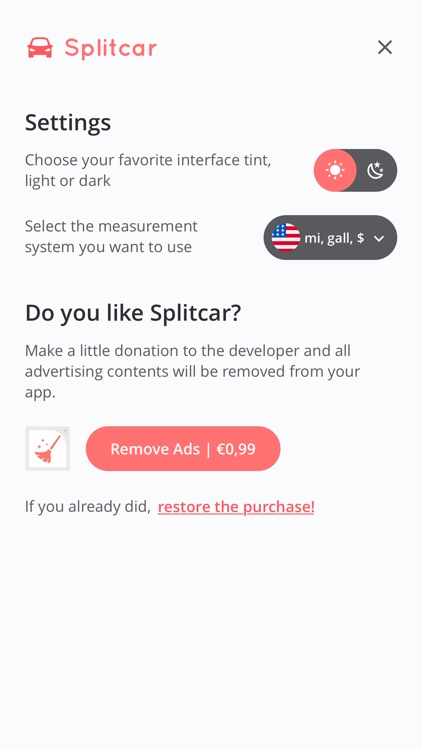 Splitcar - Gas cost calculator screenshot-4