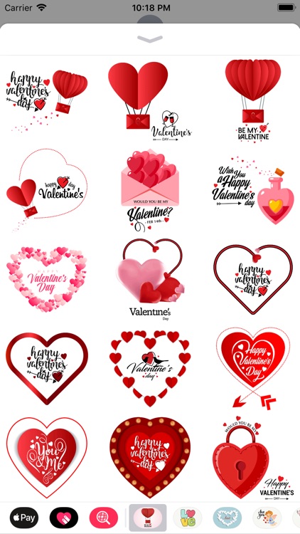 Love Stickers Valentine's Days