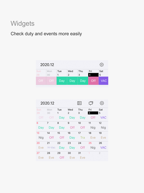 MyDuty - Nurse Calendar screenshot