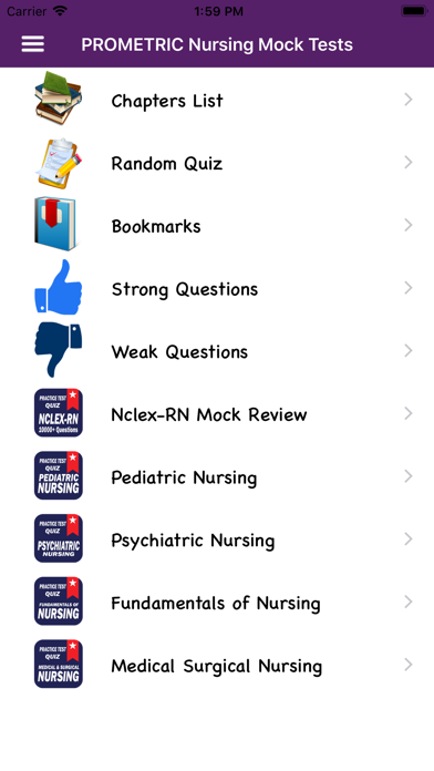 How to cancel & delete Prometric Exam Mock Tests from iphone & ipad 1