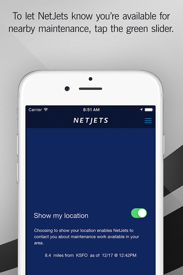 NetJets RAMP screenshot 2