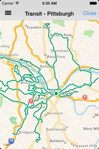 Transit Tracker - Pittsburgh screenshot 3