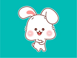 Sweety Bunny Animated Stickers for iMessage: