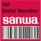 Set the serial number using reading barcode