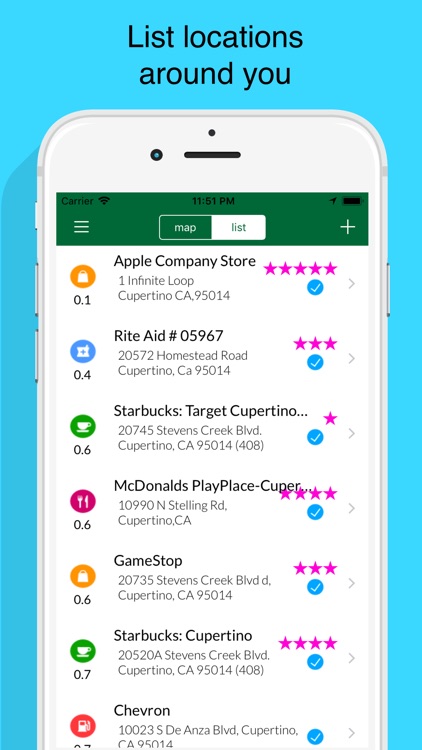 Locator for Apple Pay