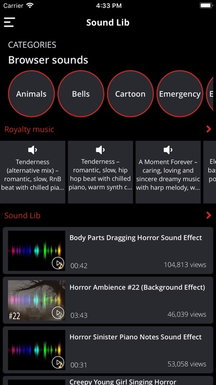 Audio Library - Sound Effects